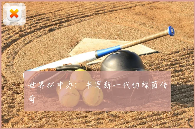 世界杯申办:书写新一代的绿茵传奇