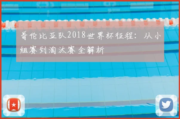 哥伦比亚队2018世界杯征程：从小组赛到淘汰赛全解析